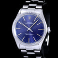 นาฬิกา Rolex Oyster Perpetual Ref.1007 Sigma Dial หน้าปัดฟ้าอมม่วง หลังชั่วโมงทองคำSigma ขอบรางรถไฟ สายOysterแท้ นาฬิกาปี1974 Automatic ขนาด 34 mm