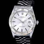นาฬิกา Rolex DateJust Turn-O-Graph Thunderbird Ref.1625 หน้าปัดสีเงิน สายจูบิลลี่แท้(แบบม้วน) นาฬิกาปี1966 Automatic ขนาด 36 mm