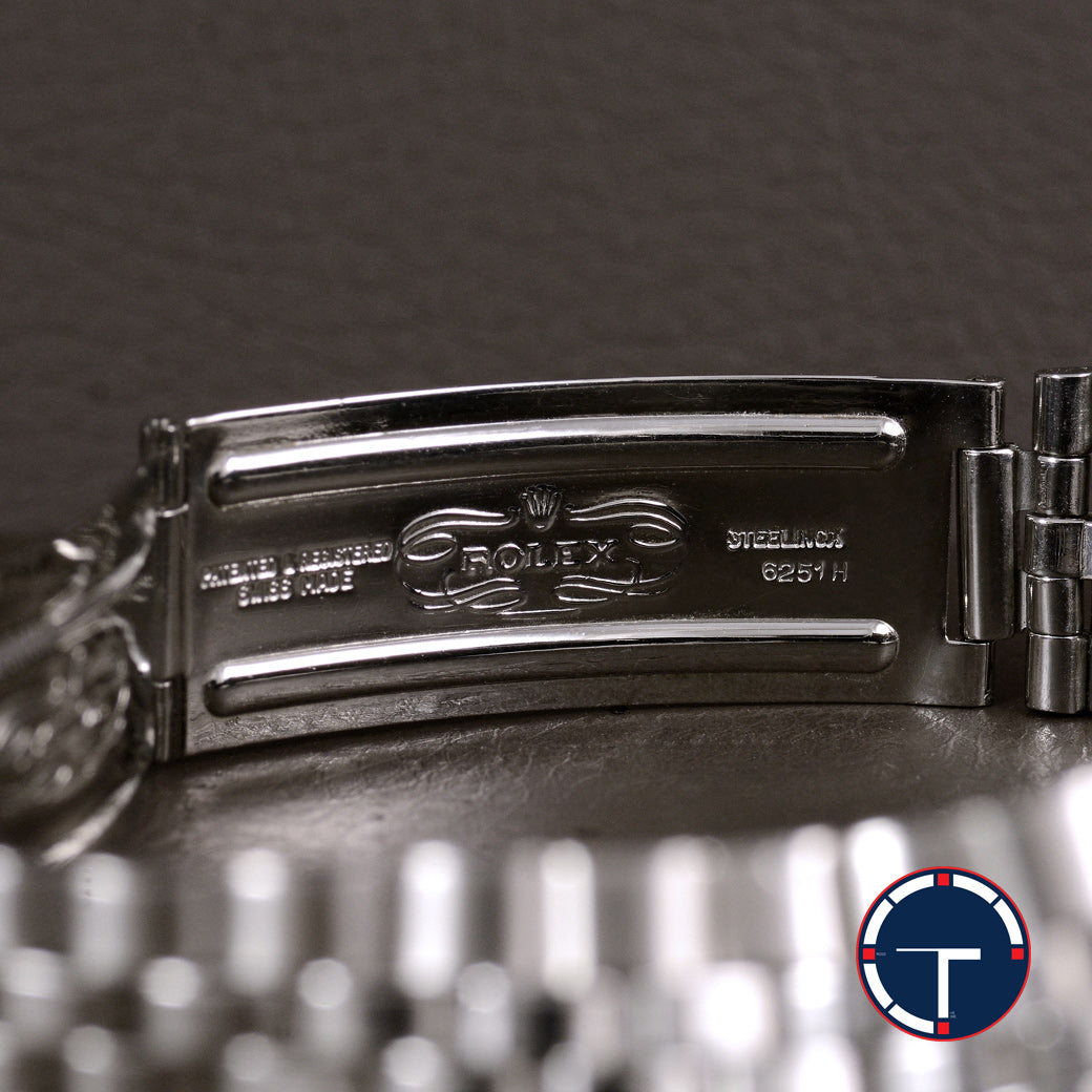 นาฬิกา Rolex DateJust Turn-O-Graph Thunderbird Ref.1625 หน้าปัดสีเงิน สายจูบิลลี่แท้(แบบม้วน) นาฬิกาปี1966 Automatic ขนาด 36 mm