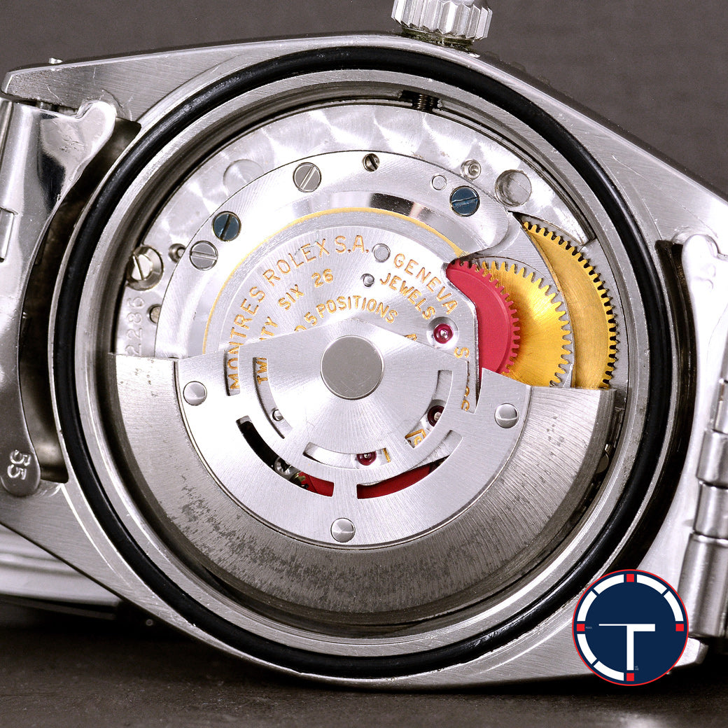 นาฬิกา Rolex DateJust Turn-O-Graph Thunderbird Ref.1625 หน้าปัดสีเงิน สายจูบิลลี่แท้(แบบม้วน) นาฬิกาปี1966 Automatic ขนาด 36 mm