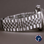 นาฬิกา Rolex DateJust Ref.1601 หน้าปัดสีเงิน2ชั้น ขอบหยักทองคำขาว18K สายจูบิรี่แท้(แบบม้วน) นาฬิกาปี1970 Automatic ขนาด 36 mm