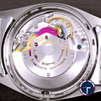 นาฬิกา Rolex DateJust Ref.1601 หน้าปัดสีเงิน2ชั้น ขอบหยักทองคำขาว18K สายจูบิรี่แท้(แบบม้วน) นาฬิกาปี1970 Automatic ขนาด 36 mm
