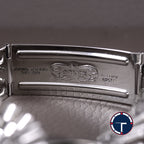 นาฬิกา Rolex DateJust Ref.1601 หน้าขาว2ชั้นWide-Boy ขอบทองคำขาว18K สายจูบีลี่แท้(แบบม้วน) นาฬิกาปี1971 Automatic ขนาด 36 mm