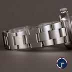 นาฬิกา Rolex Date Ref.1501 หน้าปัดสีเทาดำ ขอบรางรถไฟ สายOysterแท้ นาฬิกาปี1980 Automatic ขนาด 34 mm