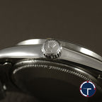 นาฬิกา Rolex Date Ref.1501 หน้าปัดสีเทาดำ ขอบรางรถไฟ สายOysterแท้ นาฬิกาปี1980 Automatic ขนาด 34 mm
