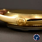 นาฬิกา Rolex Datejust Ref.1601 ทองคำ14K หน้าปัดสีทอง ขอบหยักทองคำ ตัวเรือนทองคำ14K นาฬิกาปี1971 Automatic ขนาด 36 mm