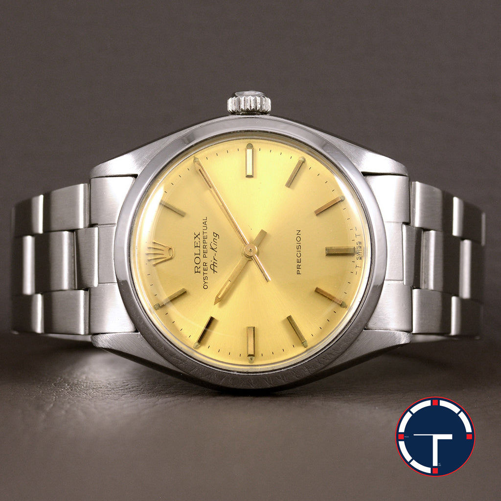 นาฬิกา Rolex Air-King Ref.5500 หน้าปัดสีทอง สายOysterแท้ Automatic ขนาด 34 mm