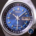 นาฬิกา Seiko Advan Perpetual Calendar JDM 7019-6050 หน้าปัดสีน้ำเงิน ขอบภาษาญี่ปุ่น (มีขายเฉพาะที่ญี่ปุ่น) Automatic ขนาด 35 mm
