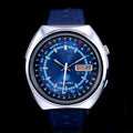 นาฬิกา Seiko Advan Perpetual Calendar JDM 7019-6050 หน้าปัดสีน้ำเงิน ขอบภาษาญี่ปุ่น (มีขายเฉพาะที่ญี่ปุ่น) Automatic ขนาด 35 mm