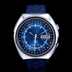 นาฬิกา Seiko Advan Perpetual Calendar JDM 7019-6050 หน้าปัดสีน้ำเงิน ขอบภาษาญี่ปุ่น (มีขายเฉพาะที่ญี่ปุ่น) Automatic ขนาด 35 mm
