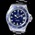 นาฬิกา **HOLD** Tudor "Unpolished" Submariner Blue Ref.79090 หน้าปัดสีน้ำเงิน พรายน้ำเฟด ขอบฟิล์มสีน้ำเงิน(สีเฟด) สายOysterแท้แบบม้วน นาฬิกาปี1993 Automatic ขนาด 40 mm
