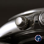 นาฬิกา Tudor Prince Date chronograph Ref.79260 หน้าขาว ขอบฟิล์มดำ สายOyster12ข้อ มีใบ นาฬิกาปี1997 Automatic ขนาด 40 mm