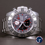 นาฬิกา Tudor Iconaut Ref.20400 Chronograph หน้าปัดสีเทา กระจกSapphire สายเหล็กแท้ มีกล่อง+ใบ นาฬิกาปี2010 Automatic ขนาด 43 mm